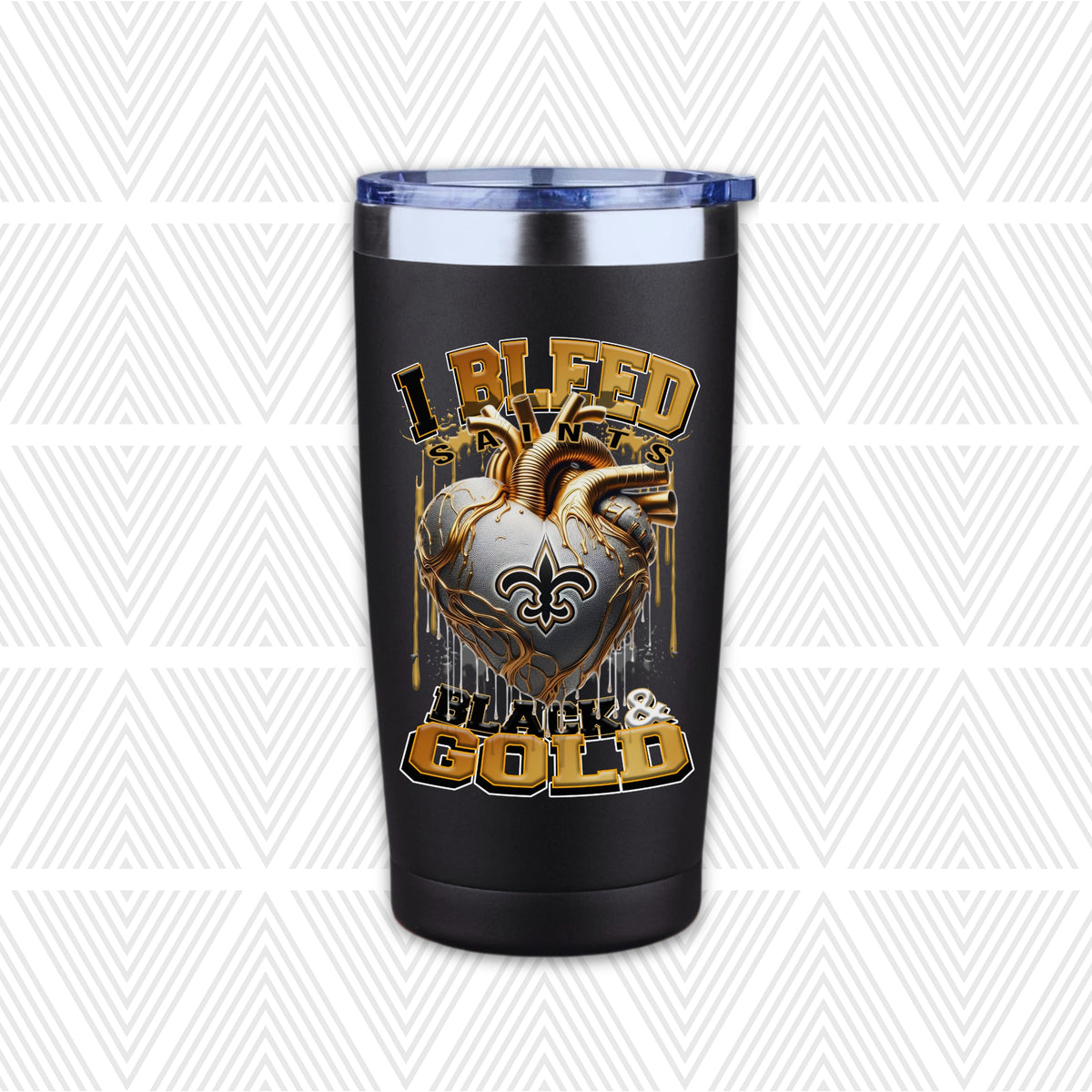 I Bleed Football Team 20oz Tumbler