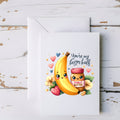 You’re My Better Half Banana and Peanut Butter Greeting Card - 5x7" - CoRo & Company