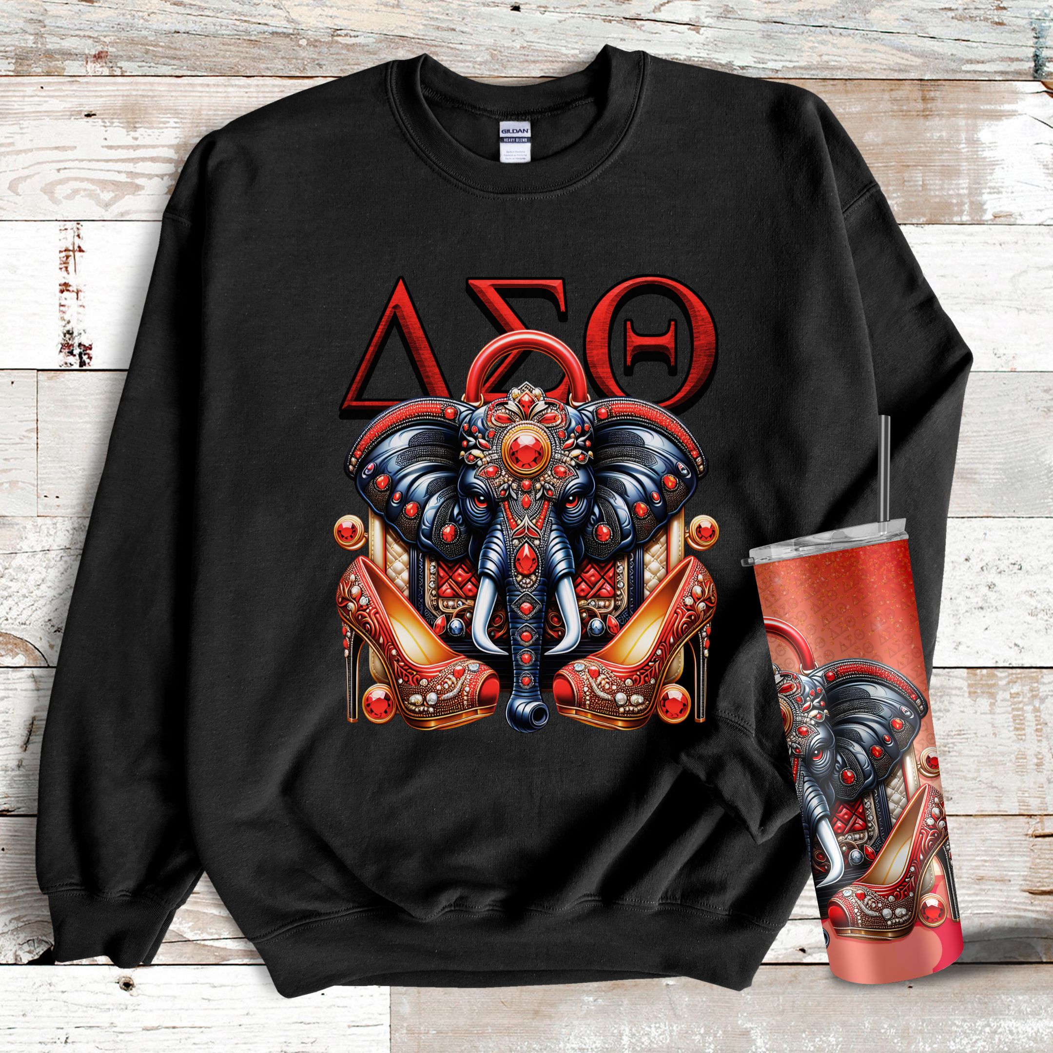 DST Sorority Spirit Gift Set Black Gift Set