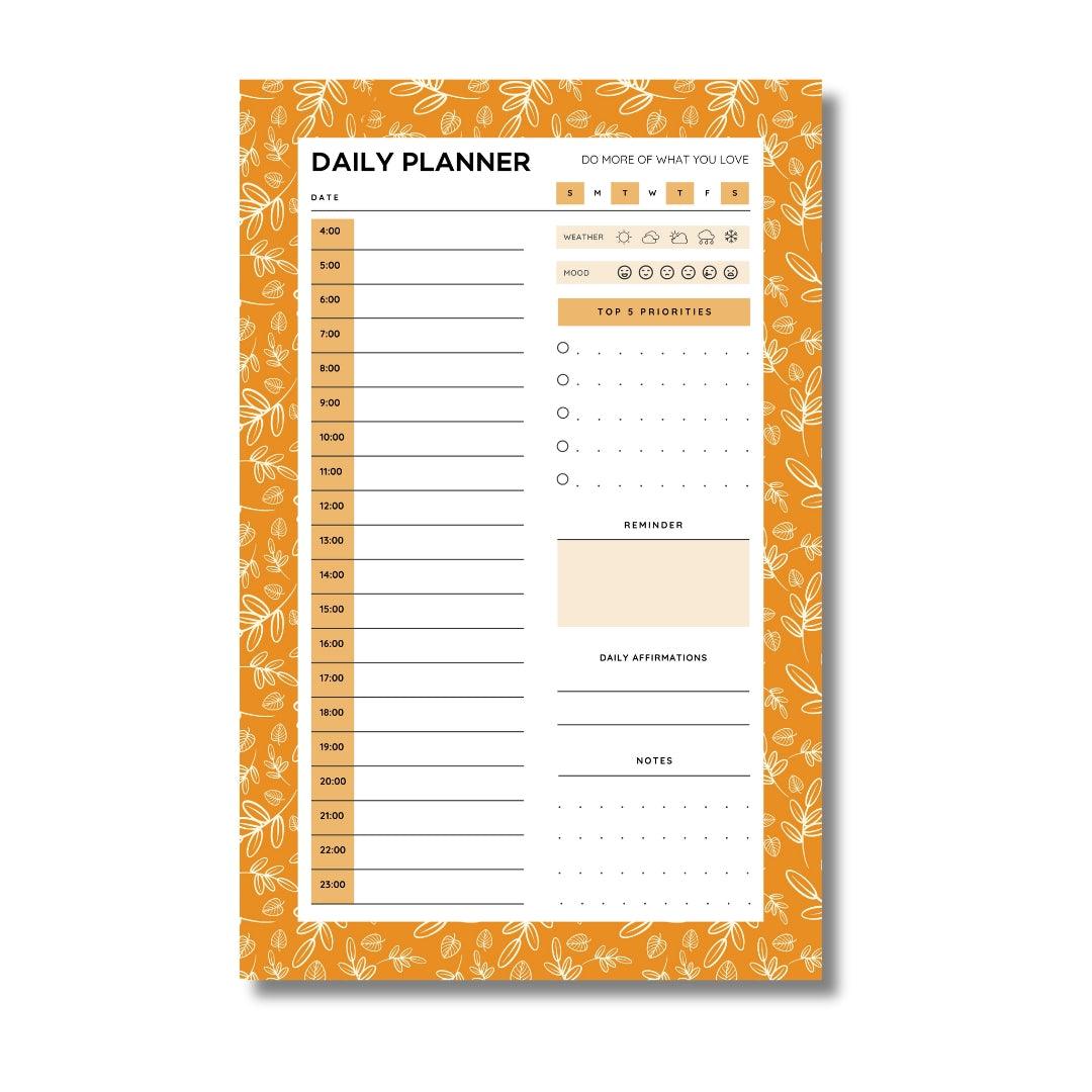 Citrus Desktop Daily Planner • 6 x 9"