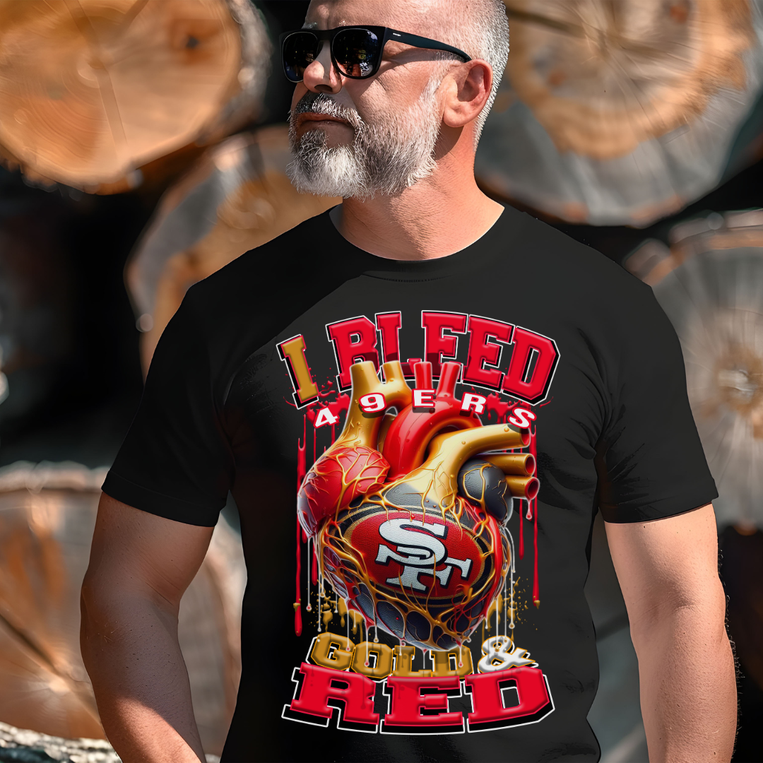 I Bleed 49ers Tee • Unisex T-Shirt T-Shirt