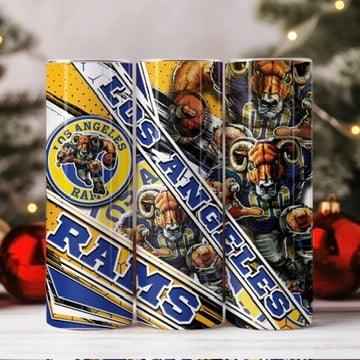 Los Angeles Rams Skinny Tumbler • 20 oz Stainless Steel • Drinkware Tumbler