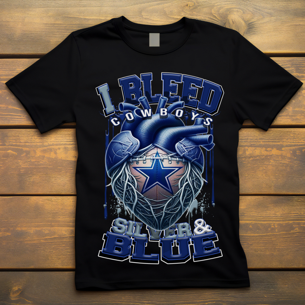 I Bleed Cowboys Tee • Unisex T-Shirt T-Shirt