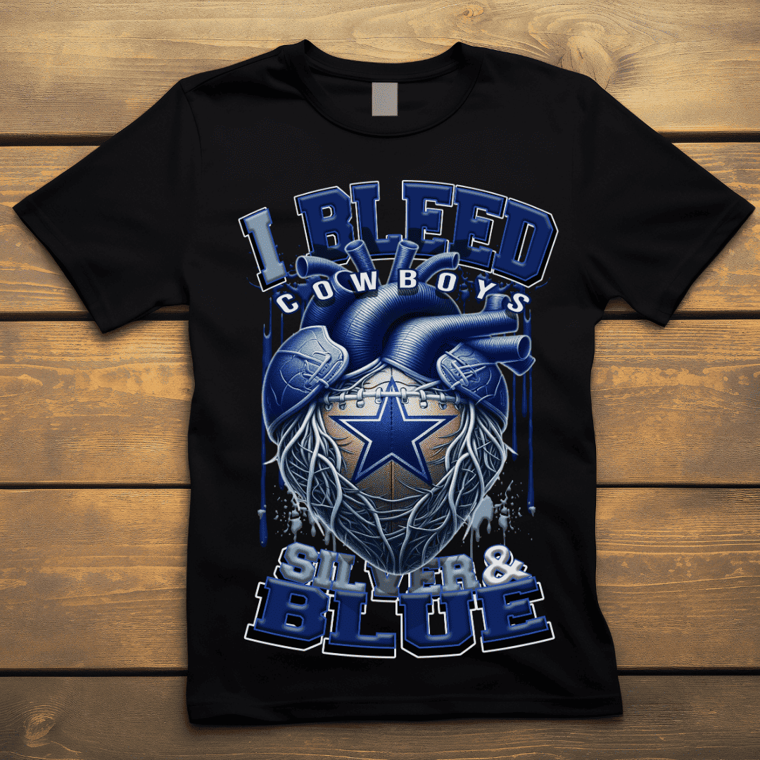 I Bleed Cowboys Tee • Unisex T-Shirt T-Shirt