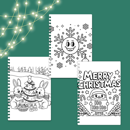 Festive Corner Christmas Coloring Book