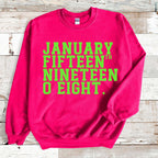 Vintage AKA January Fifteenth Crewneck Pullover Sweatshirt CoRo & Company