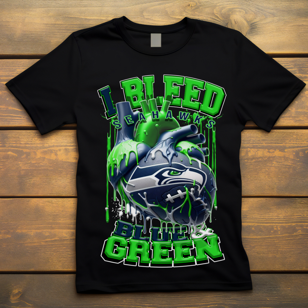 I Bleed Seahawks Tee • Unisex T-Shirt T-Shirt