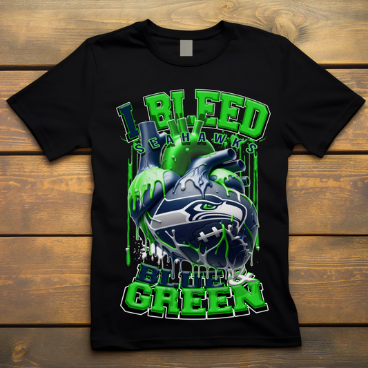 I Bleed Seahawks Tee • Unisex T-Shirt