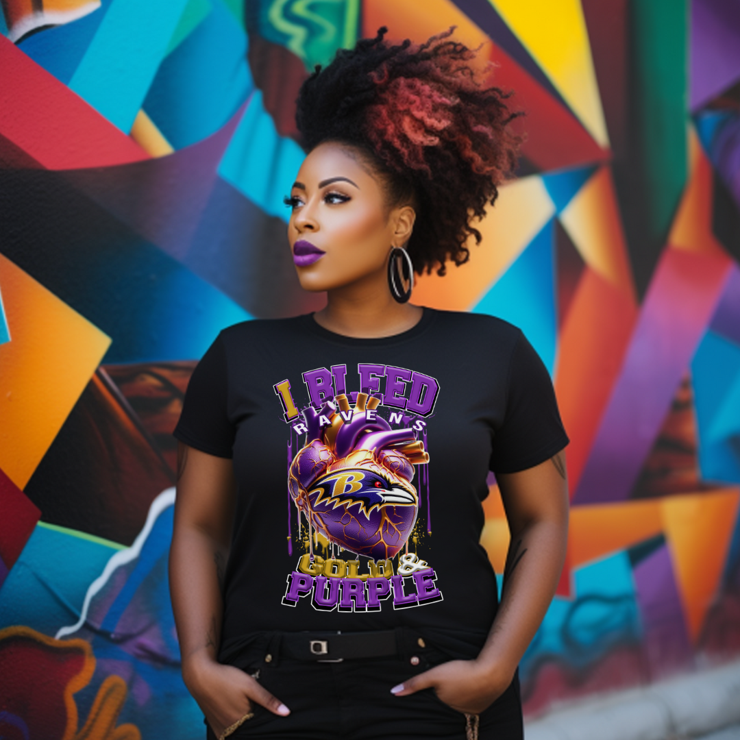I Bleed Ravens Tee • Unisex T-Shirt T-Shirt