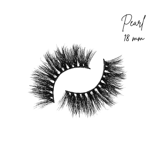 PEARL (18MM) • 100% Siberian Lashes • Wispy Lashes