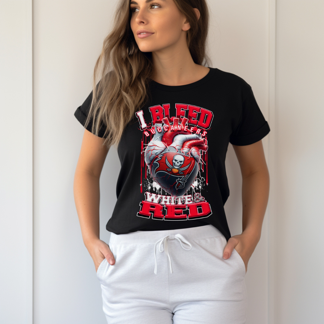 I Bleed Buccaneers Tee • Unisex T-Shirt