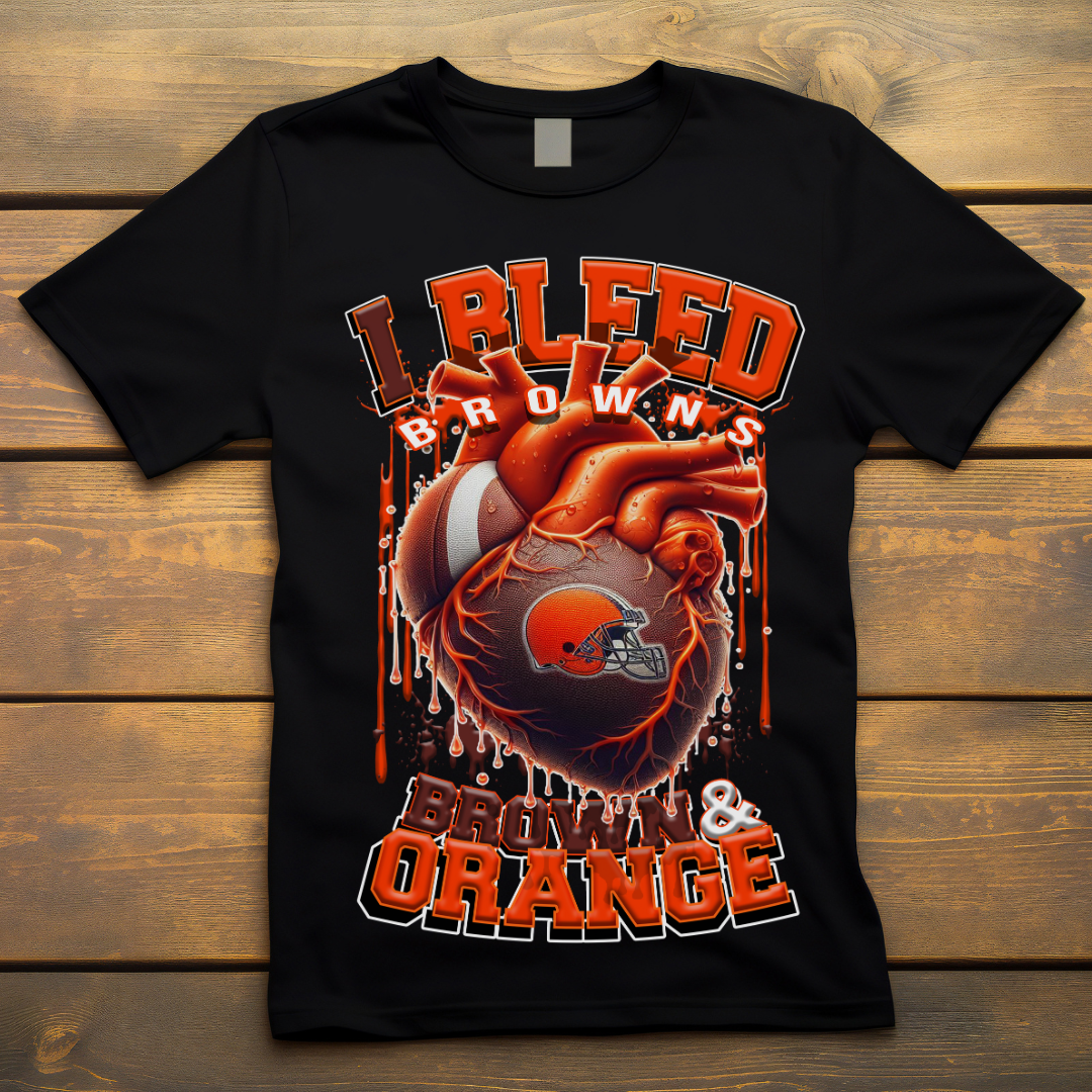 I Bleed Browns Tee • Unisex T-Shirt T-Shirt