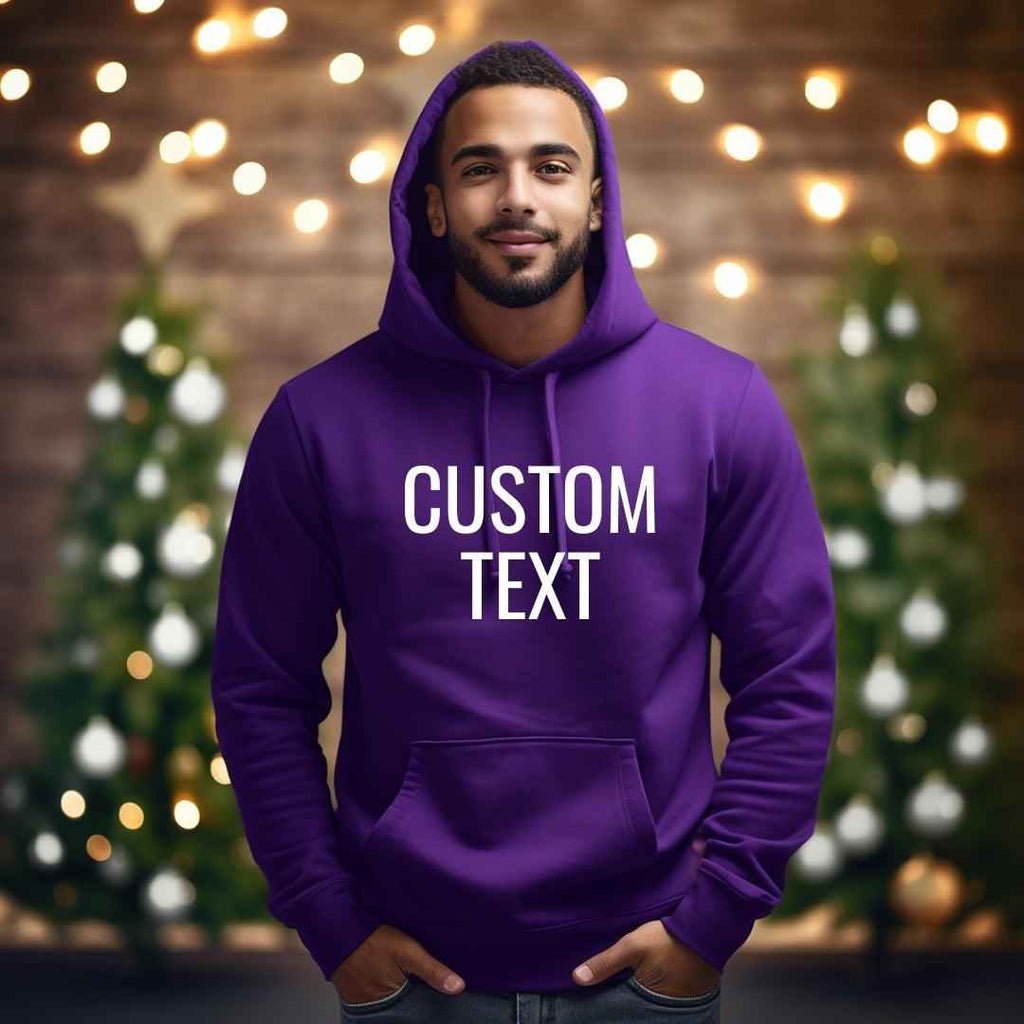 Custom Text Unisex Hoodie • Personalized Hoodie Hoodie