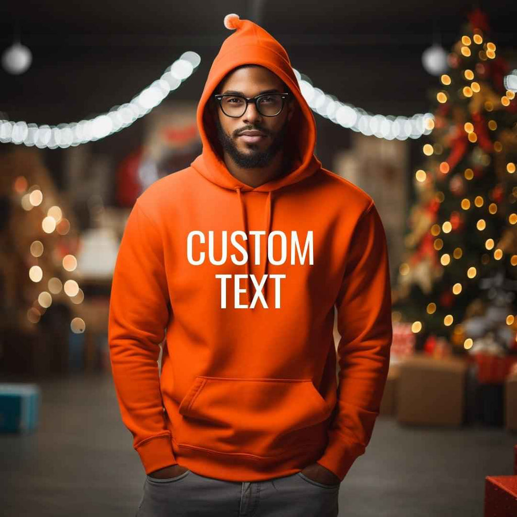 Custom Text Unisex Hoodie • Personalized Hoodie Hoodie