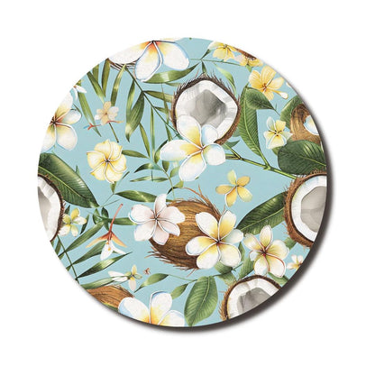 Coconut Island Round Mouse Pad