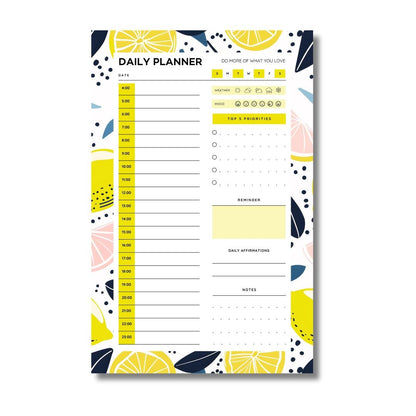 Lemonade Desktop Daily Planner • 6 x 9"