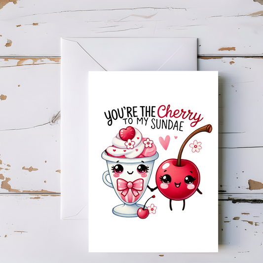 Cherry on Top Greeting Card 
