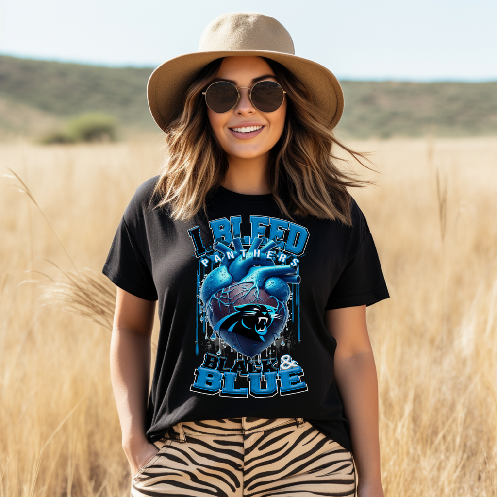 I Bleed Panthers Tee • Unisex T-Shirt T-Shirt