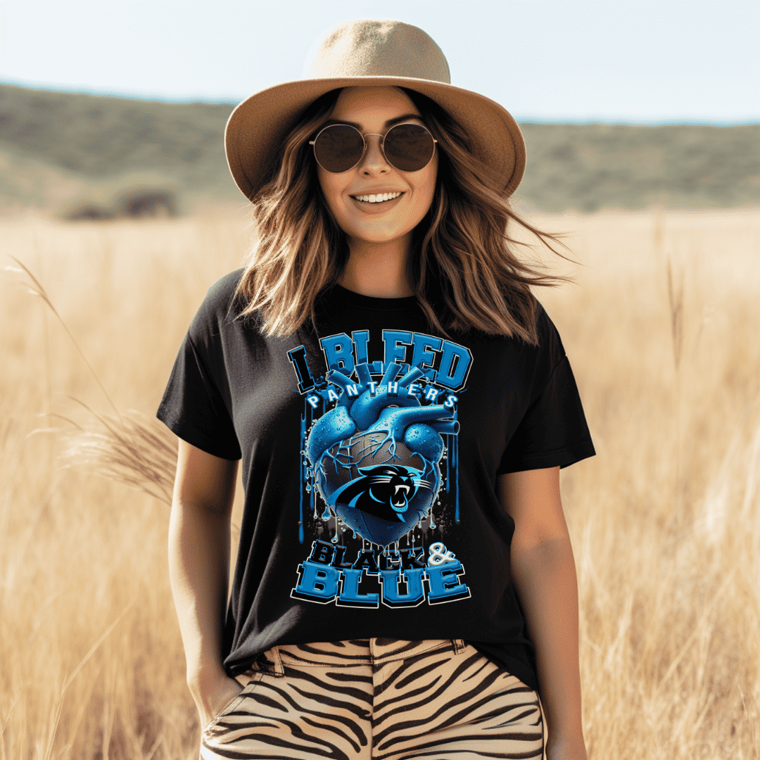 I Bleed Panthers Tee • Unisex T-Shirt T-Shirt