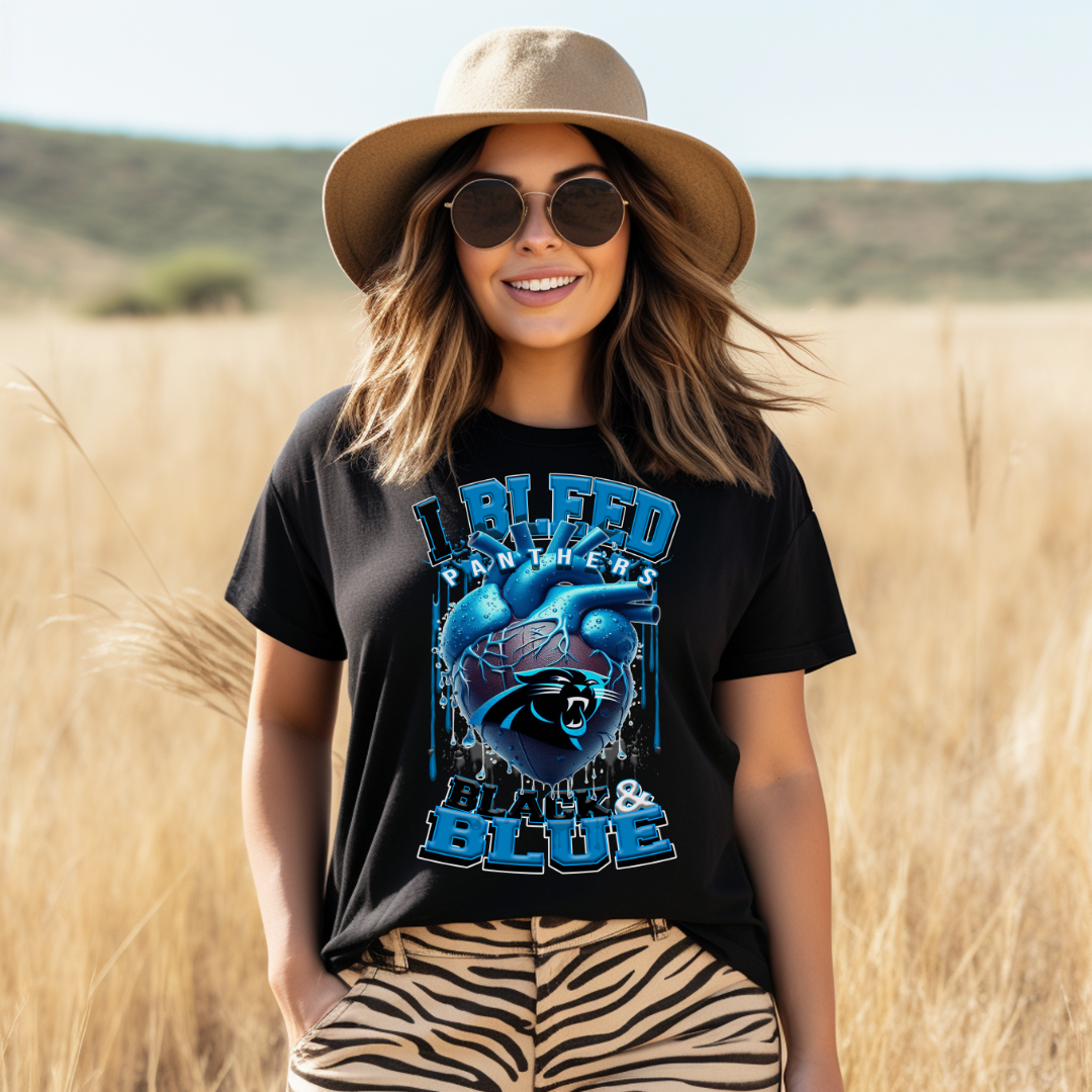 I Bleed Panthers Tee • Unisex T-Shirt T-Shirt