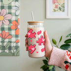 Piece By Piece Cup With Lid and Straw - CoRo & Company