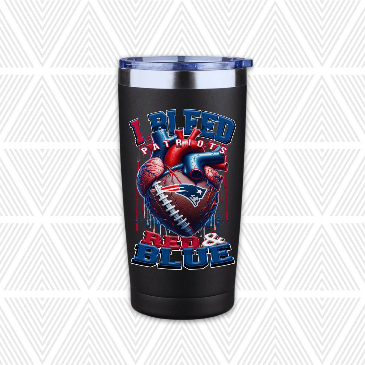 I Bleed Football Team 20oz Tumbler