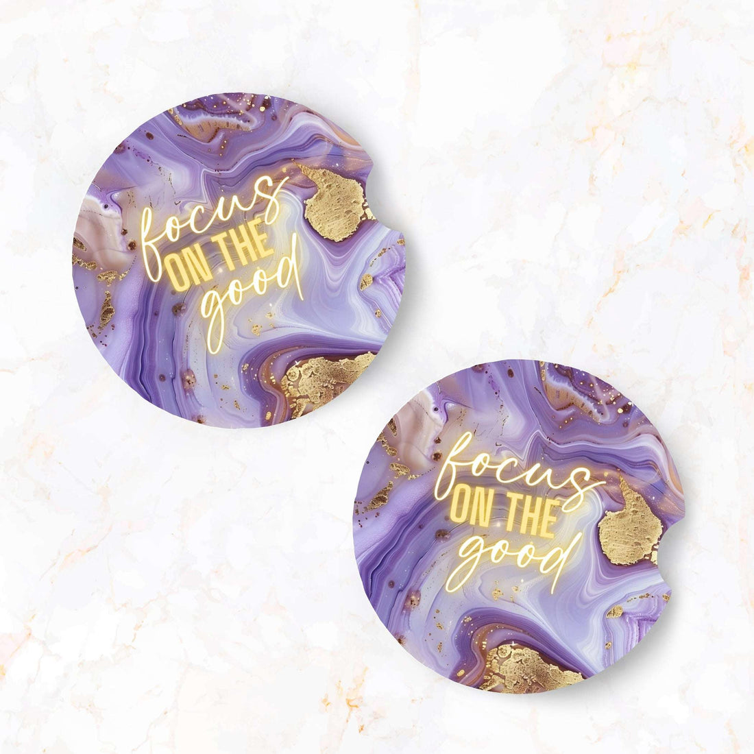 Car Coaster Set, Pack of 2 Car Coaster