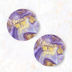 Car Coaster Set, Pack of 2 Car Coaster