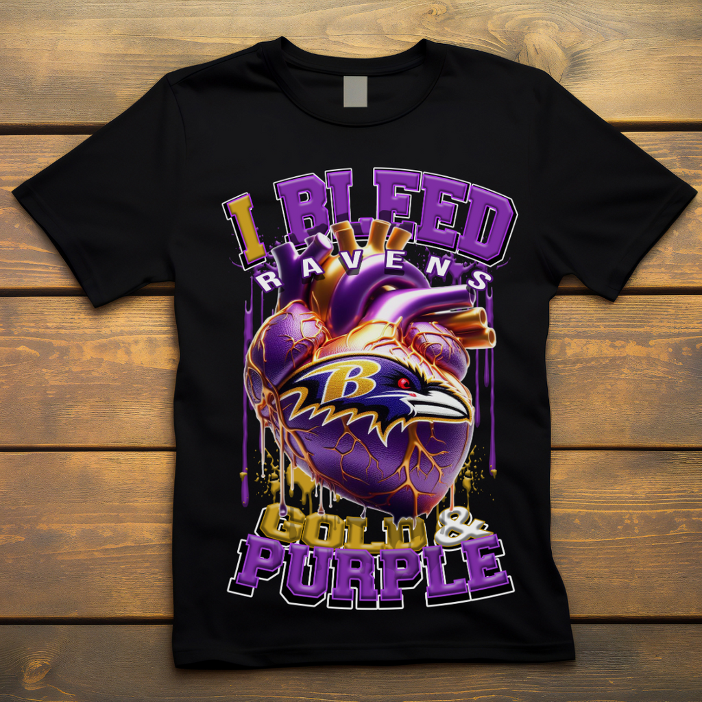 I Bleed Ravens Tee • Unisex T-Shirt T-Shirt