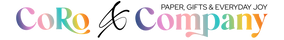 Colorful logo of CoRo & Company on a white background