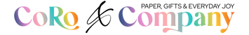 Colorful logo of CoRo & Company on a white background