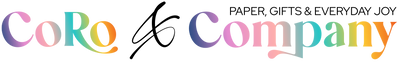 Colorful logo of CoRo & Company on a white background
