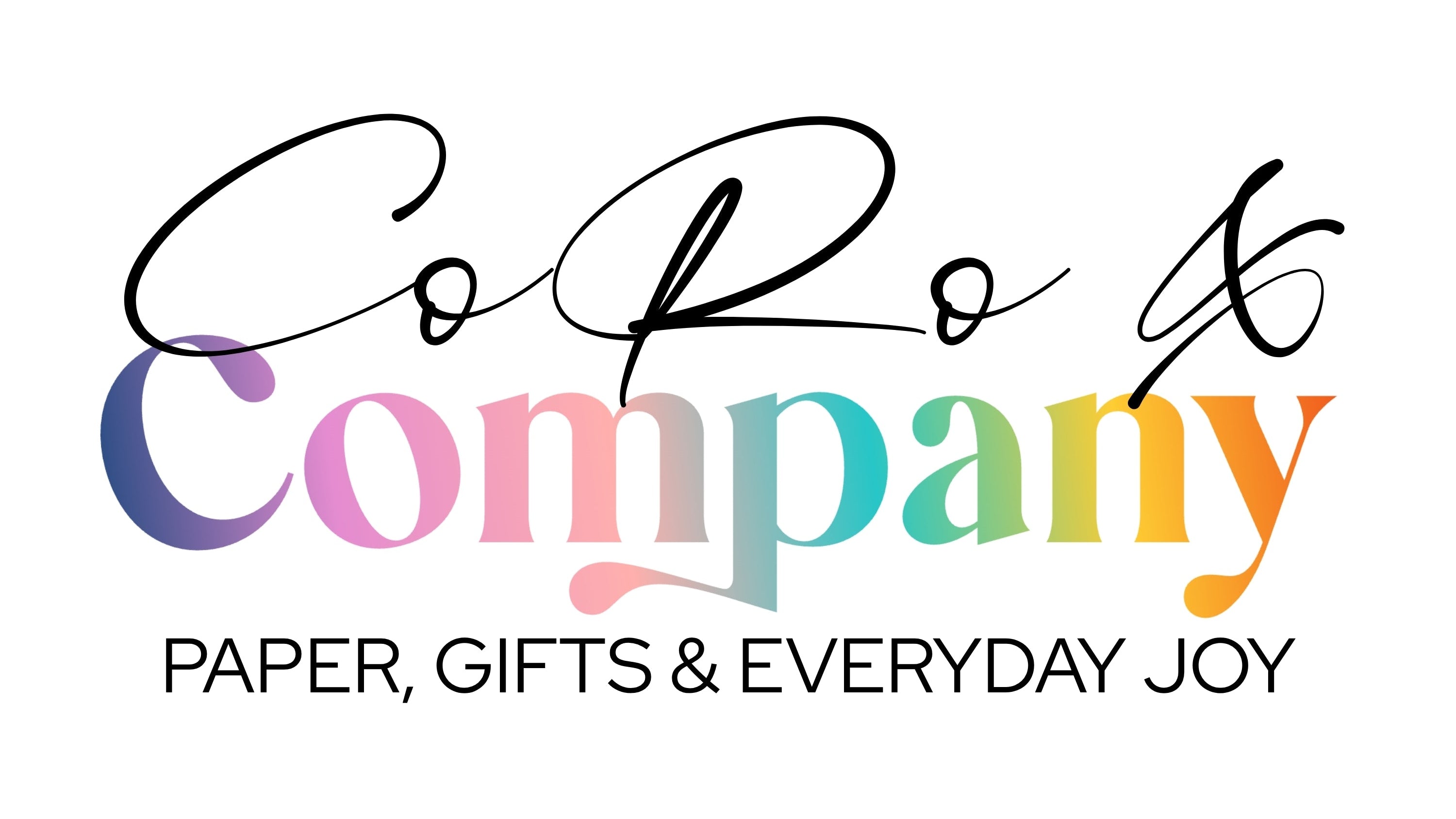 Color & Company alternate logo with colorful text on a white background