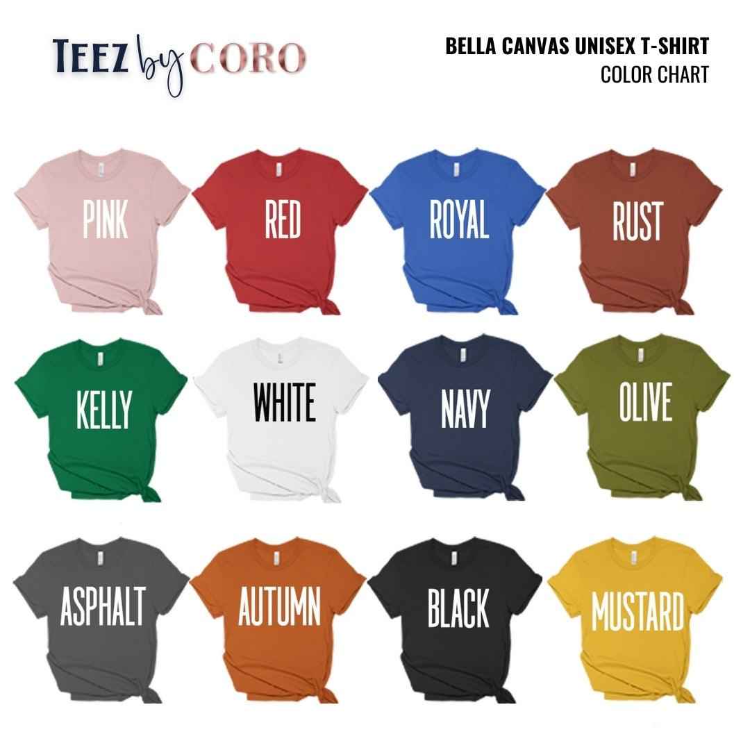 Custom Text Unisex Tee • Personalized Shirt • Crew Neck T-Shirt