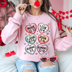 Christian Valentine Sweatshirt Pink Sweater