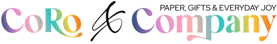 Colorful logo of CoRo & Company on a white background