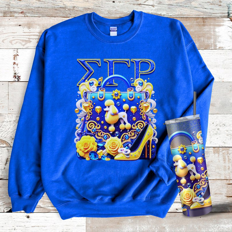 SGR Sorority Spirit Gift Set Blue Gift Set