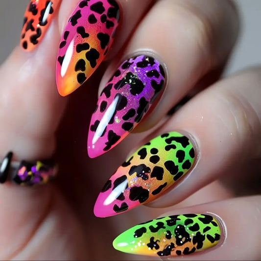 Wild Elegance • Animal Print Nails • Press-on Nails