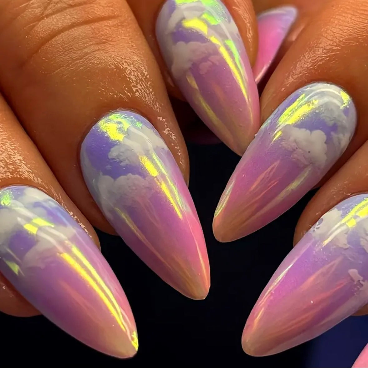 Ethereal Skies • Gradient Nails • Press-on Nails