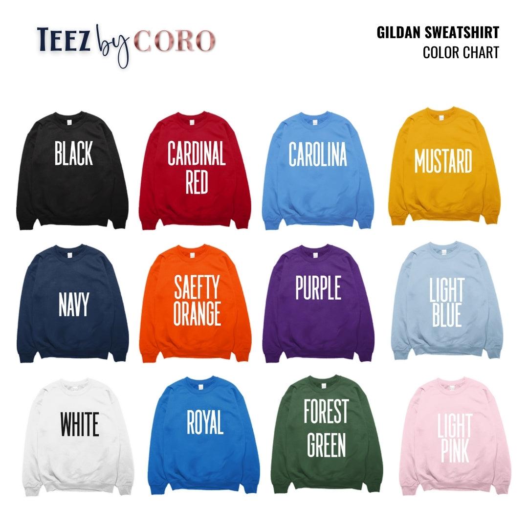 Custom Text Unisex Sweatshirt • Personalized Sweater