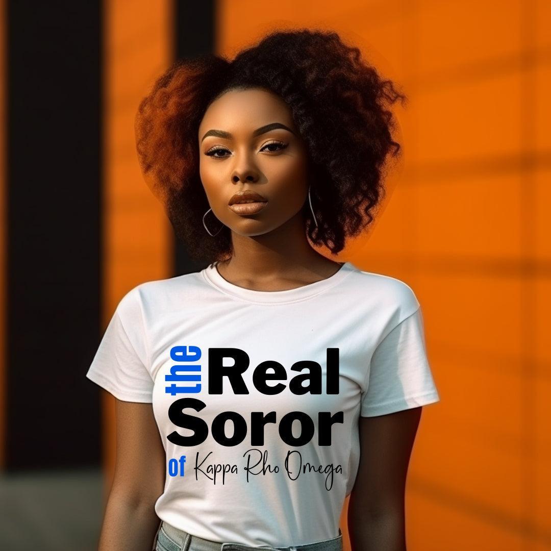 Zetas The Real Soror Tee • Crew Neck • Unisex Shirt