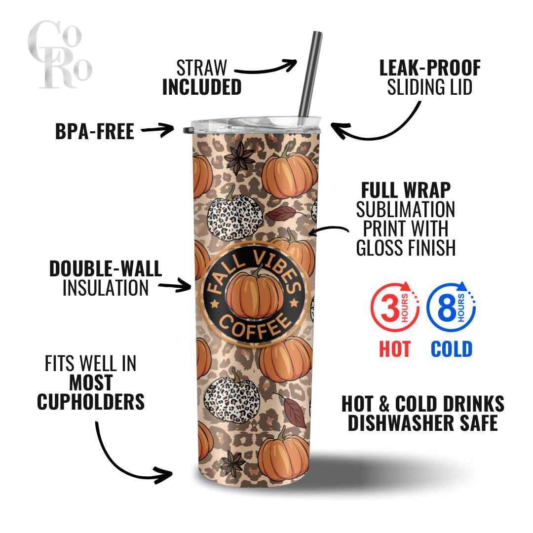 Inspirational Black Woman Skinny Tumbler • Gold • 20 oz Stainless Steel Tumbler