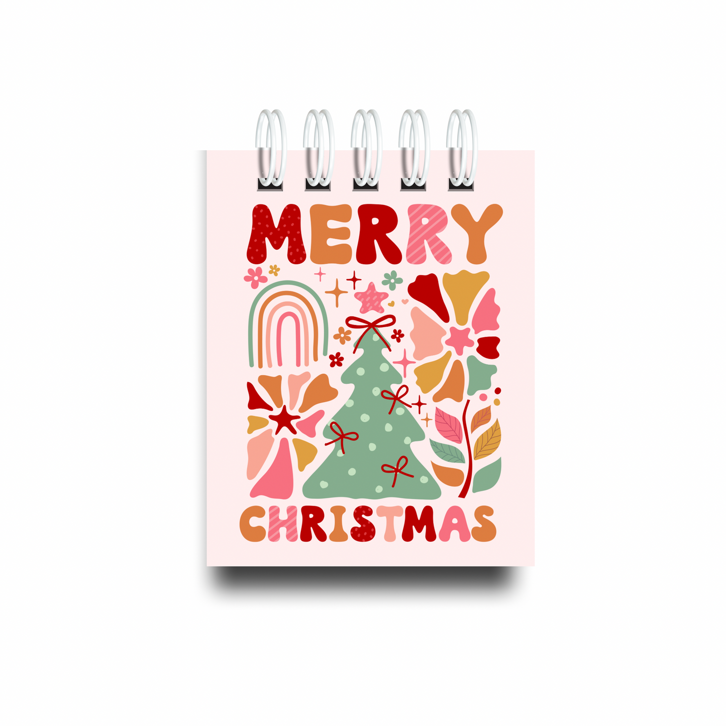 Merry Christmas Mini Jotter Notebook