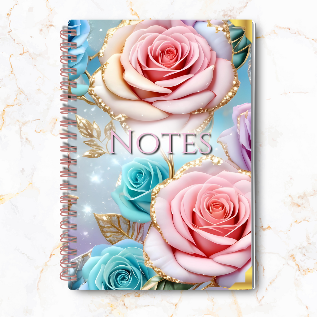 Golden Garden – Luxe Bloom Notebook Journal