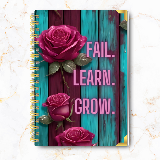 Fail. Learn. Grow. – Rosewood Resilience Notebook