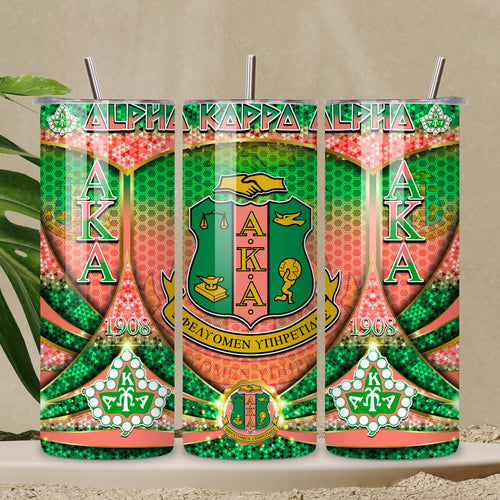 AKA 20 oz Skinny Tumbler • Stainless Steel • Drinkware Tumbler