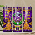 Ques 20 oz Skinny Tumbler • Stainless Steel • Drinkware Tumbler