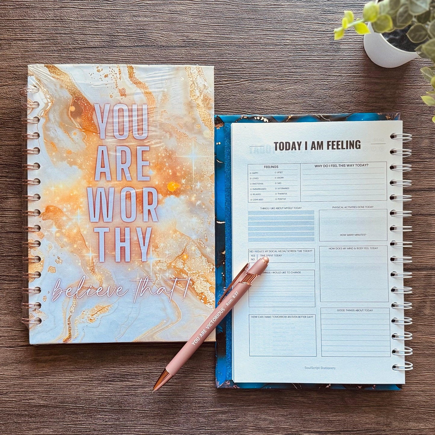 You Are Worthy Self-Love Journal