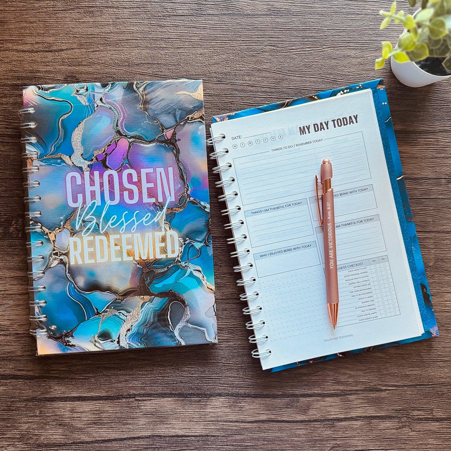 Chosen Blessed Redeemed Self-Love Journal