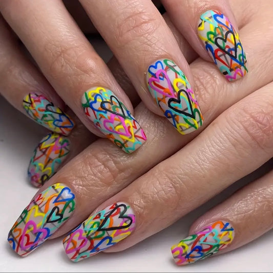 Heartbreaker • Nails with Shapes • Press-on Nails